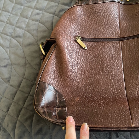 CODICE brown leather bag - Picture 5 of 10